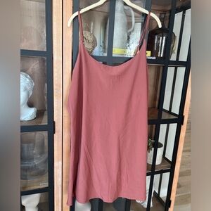 Abercrombie exercise dress workout traveler mini pockets biker shorts rust